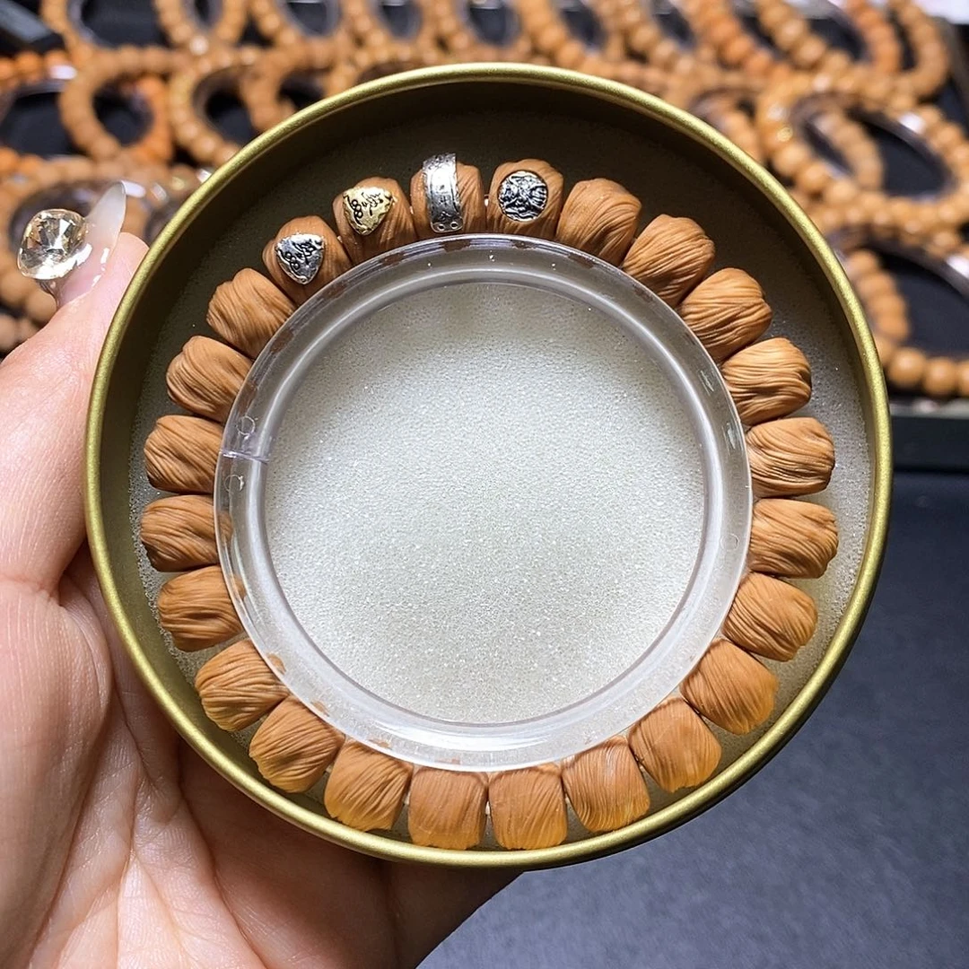 猴头核桃手串四标鬼印无相尺寸10+全品单号48号