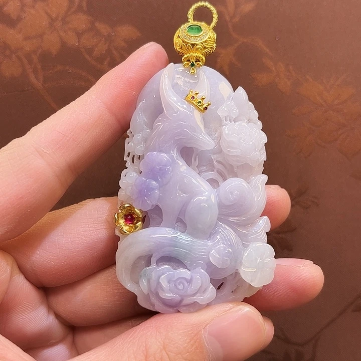 翡翠合金吊坠(赠链)
