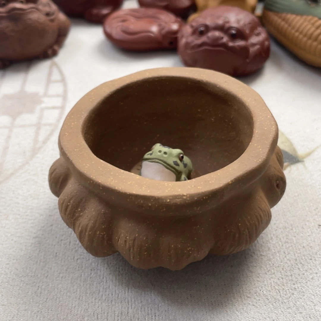 【闪购商品】紫砂茶宠福**康紫砂杯子
