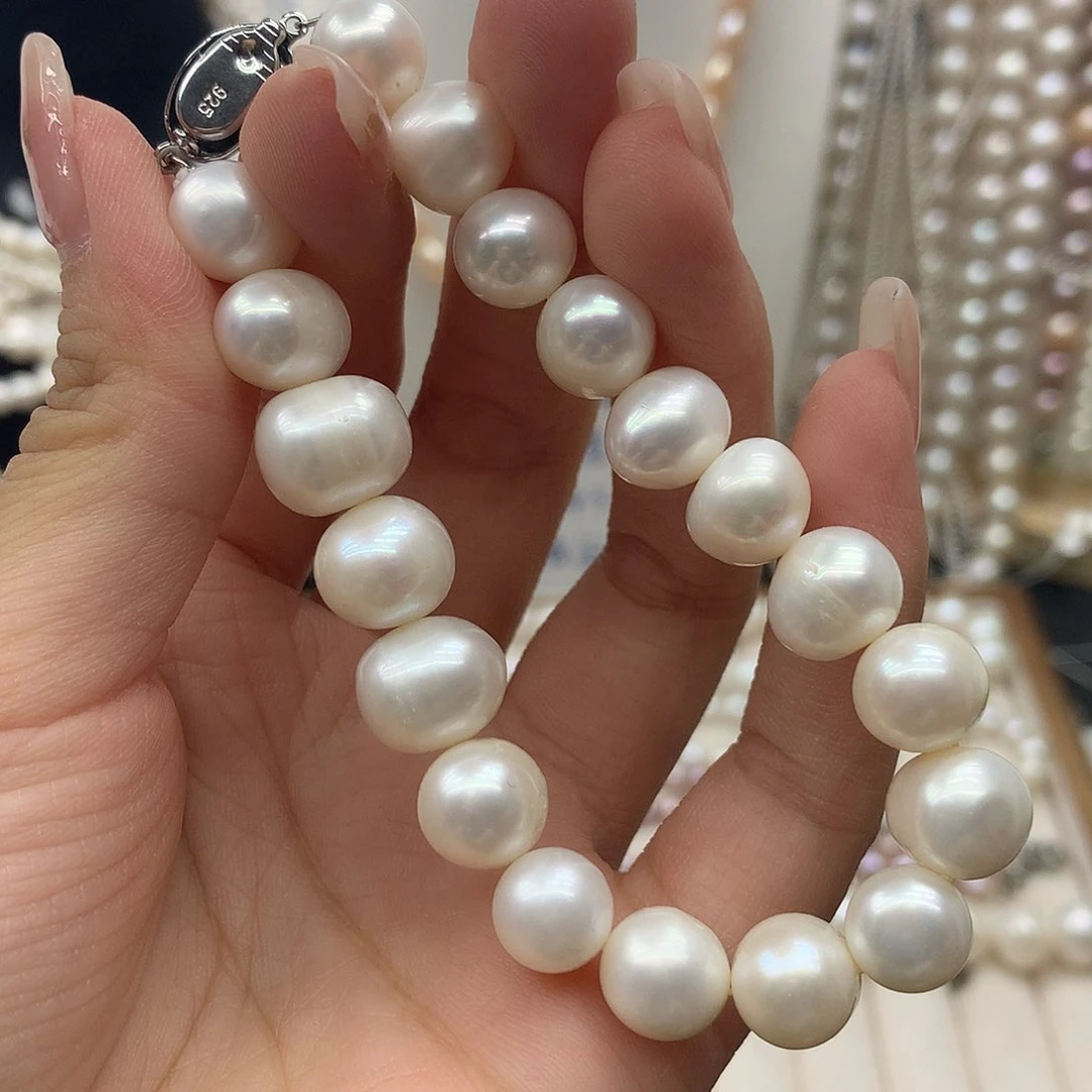 未镶嵌淡水珍珠10-11a30手链