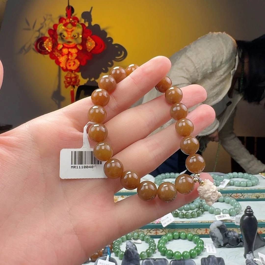 和田玉手串未镶嵌