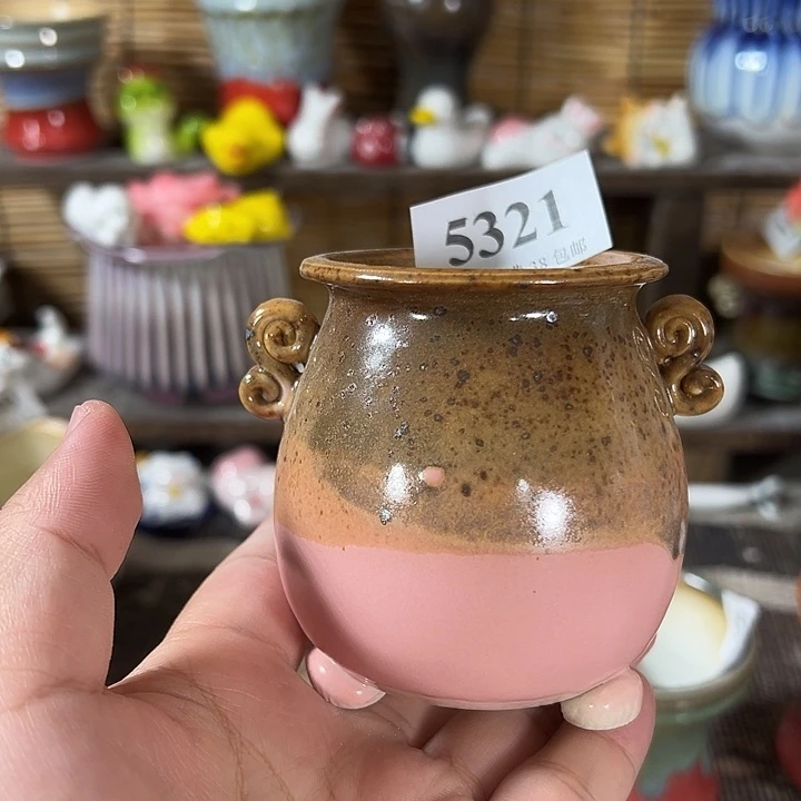 口5高7 手工花盆满30包邮
