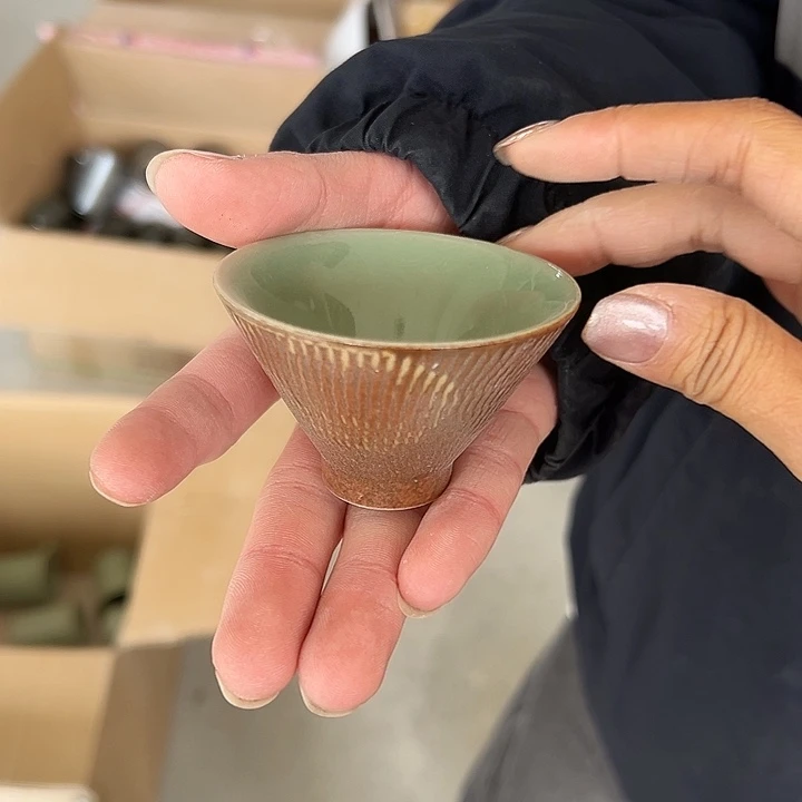 青瓷小米茶器龙泉青瓷