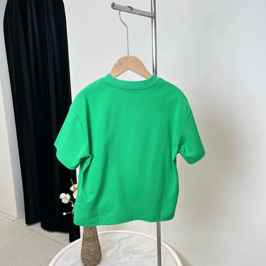 夏款新款短袖T恤绿色 0573憩系