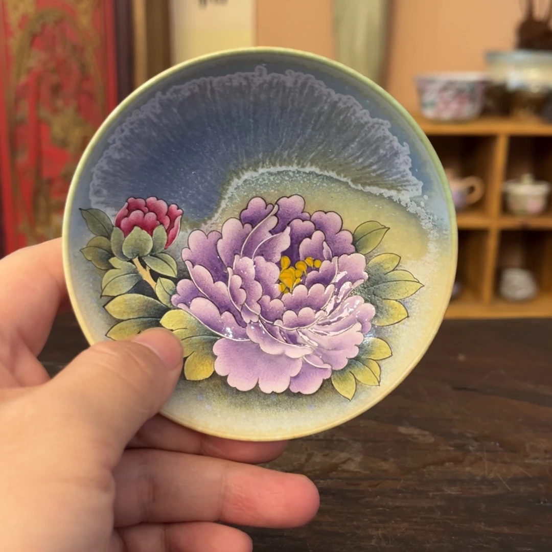柴烧手工手绘陶瓷