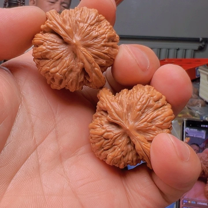 文玩核桃把件用****7全品四座楼