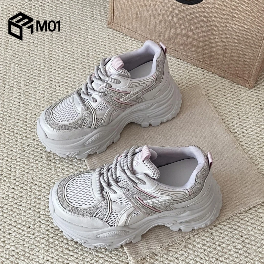 M01内增高老爹鞋女鞋秋季新款爆款厚底小个子巨好看休闲运动鞋