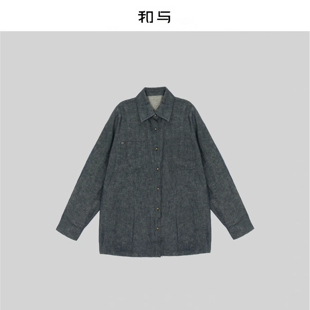 和与｜松弛感老钱风亚麻混纺套装（分开拍）H53TLA10051