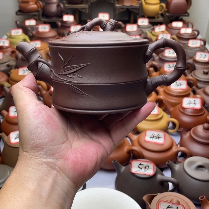 茶壶紫砂宜兴紫砂半手工