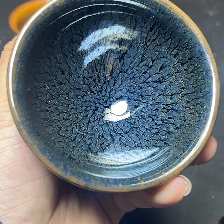 茶盏建盏鹧鸪色8.8口径