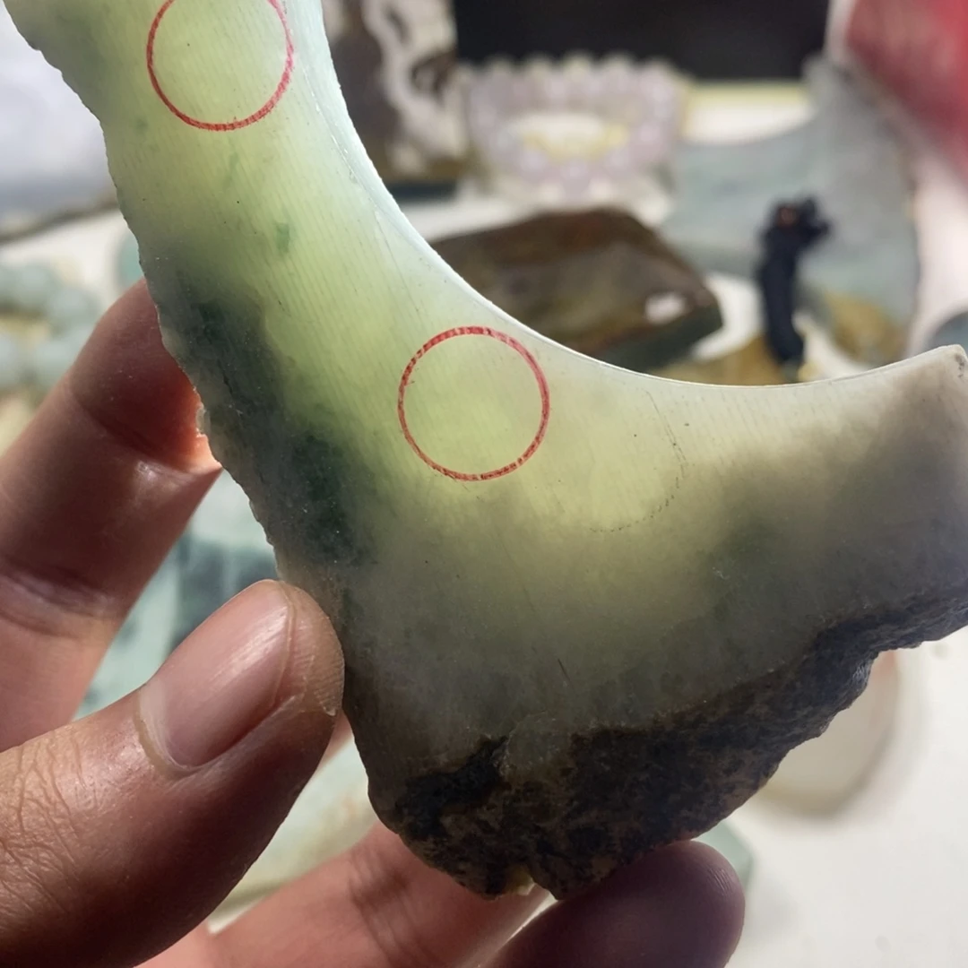 翡翠散珠天然缅甸翡翠a货89