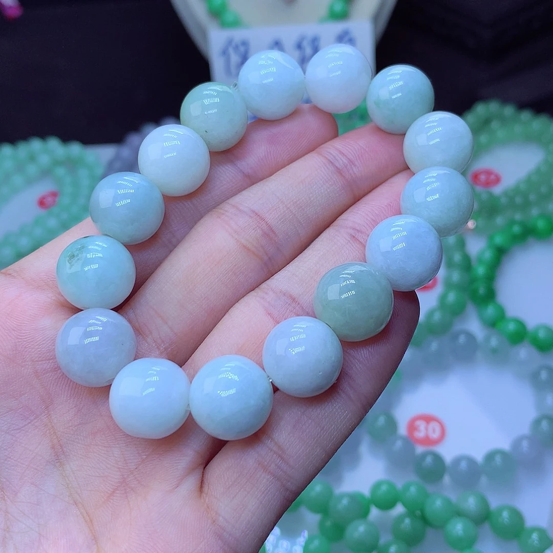 翡翠毛衣链未镶嵌卡14