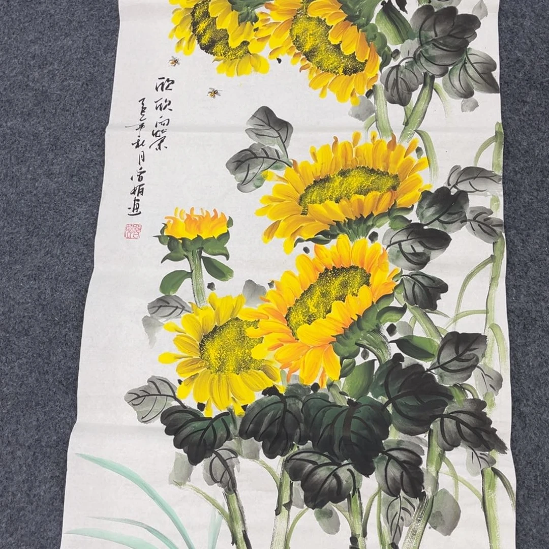 国画宣纸手绘国画作品