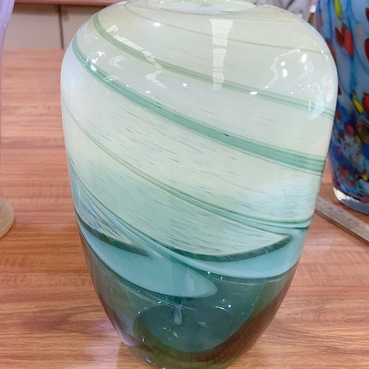 琉璃花瓶高度26厘米6厘米