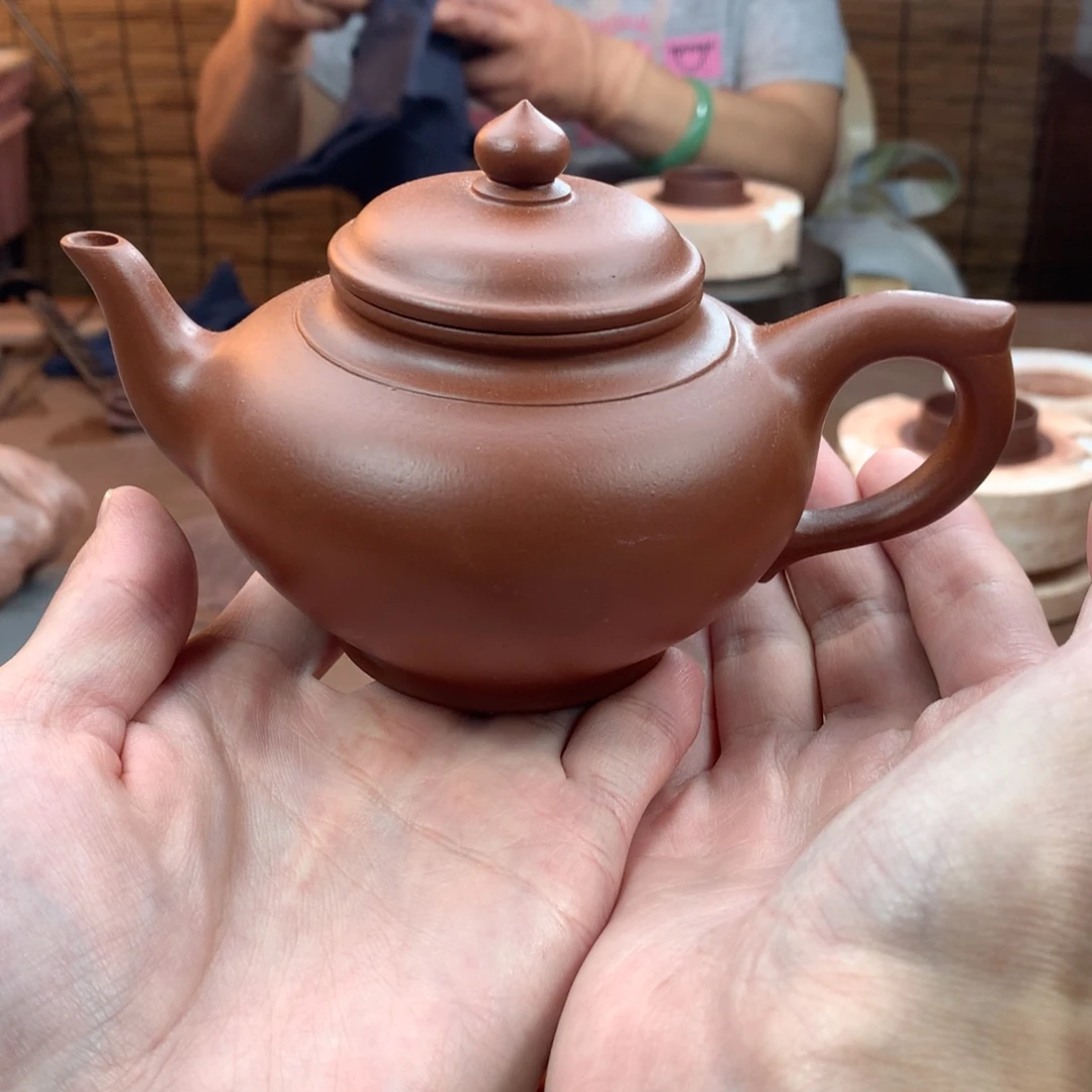 爱***号茶壶紫砂笑樱 朱泥 周宜君