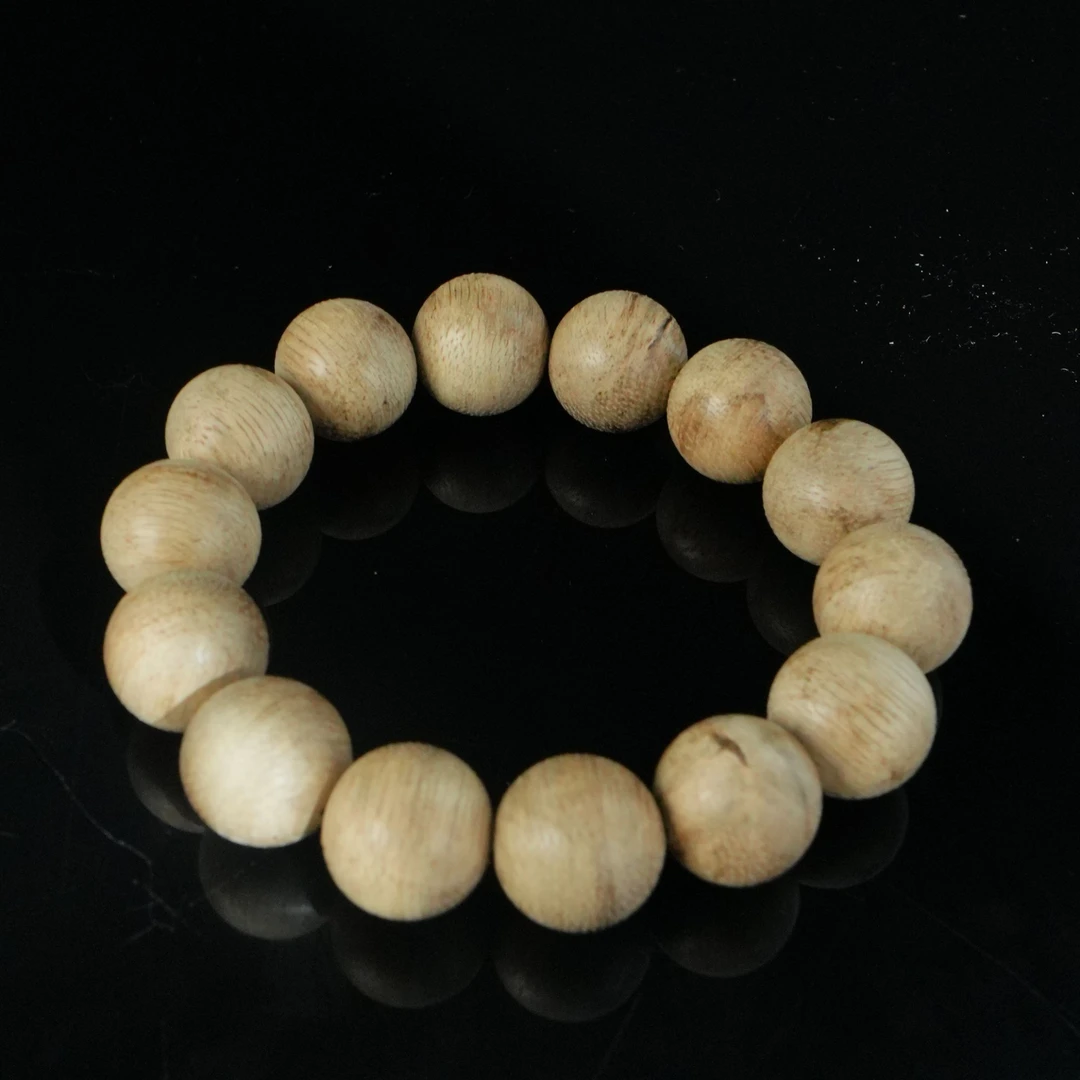 A7866 东马虎斑纹沉香手串 1.66cm 13.09g