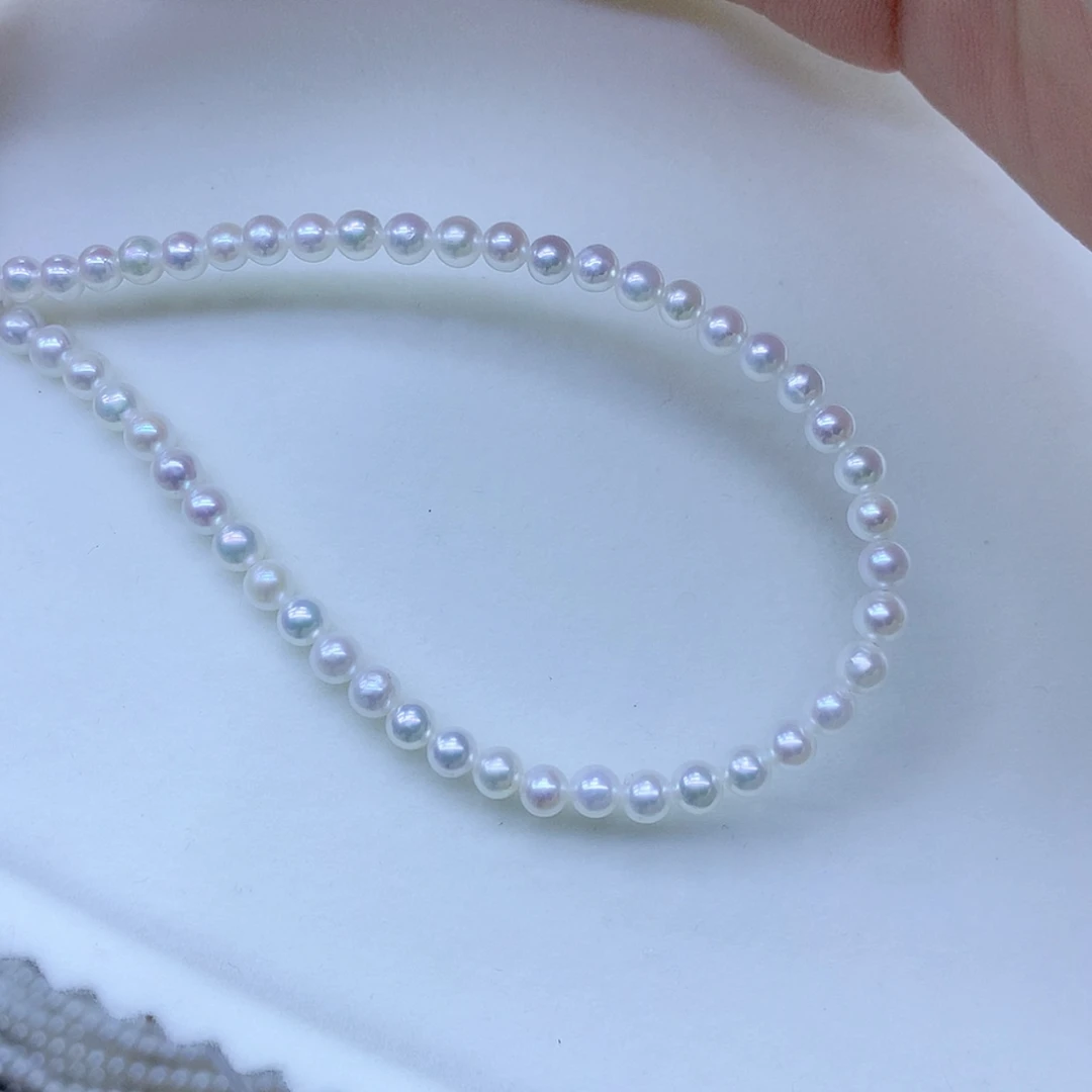 【闪购商品】淡水珍珠手绳银S925镶嵌安*