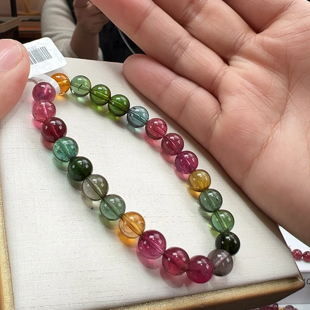 碧玺手串未镶嵌7.5mmmmmm