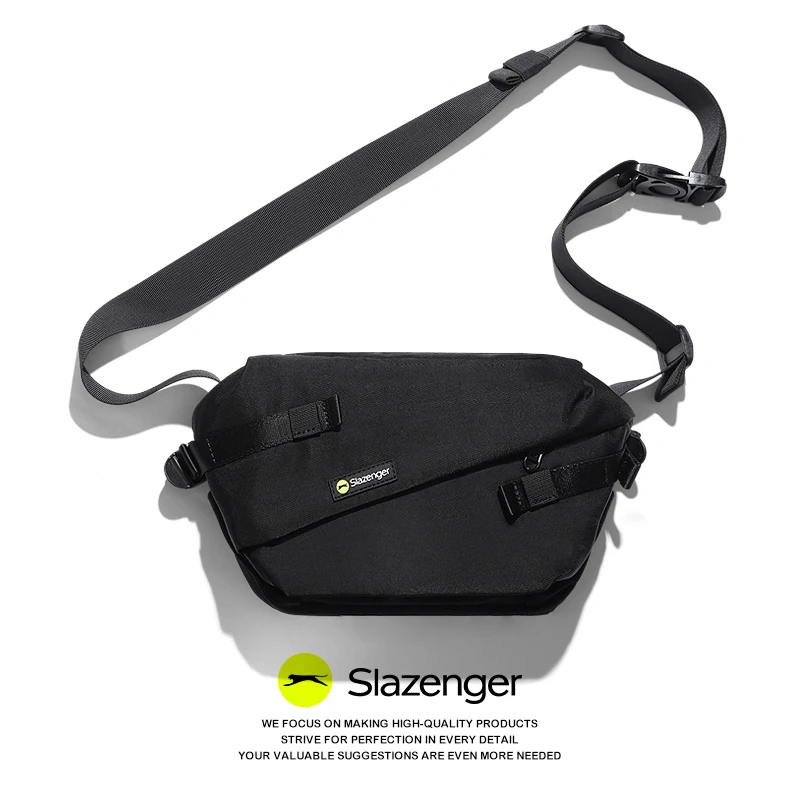 Slazenger/史莱辛格机能斜挎包男潮牌包休闲腰包男女休闲胸包升级