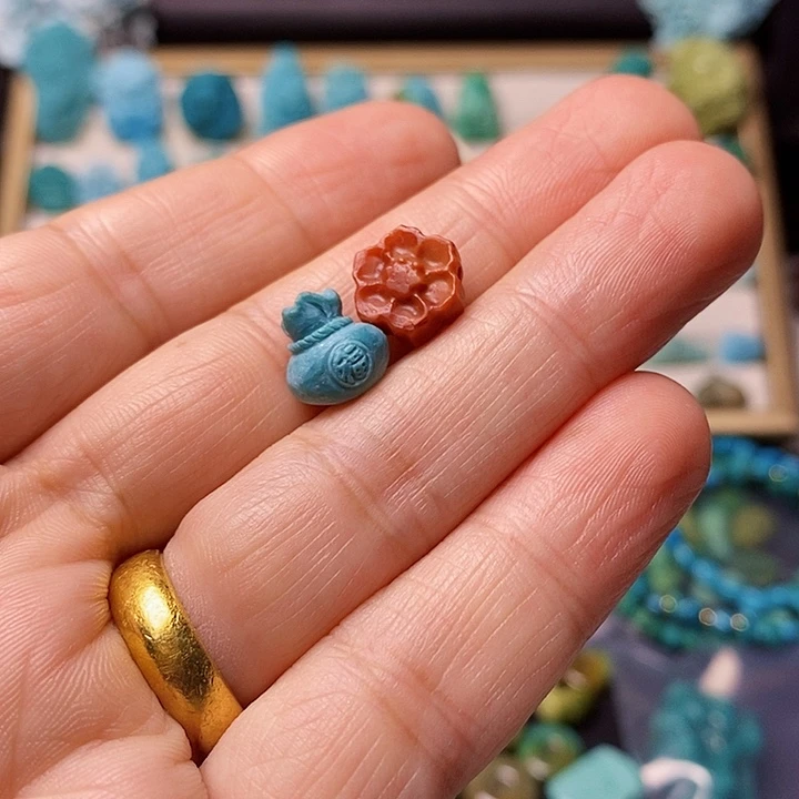 十***月南红玛瑙未镶嵌颈饰