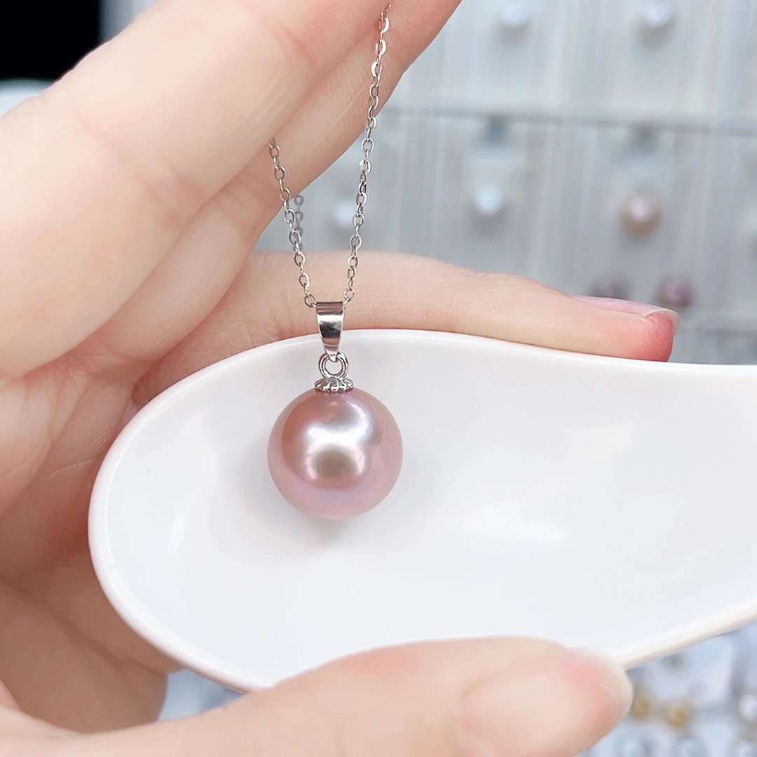 合金淡水珍珠吊坠(赠链)