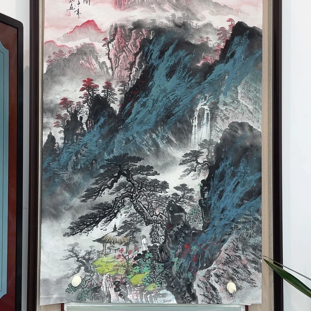 国画凌行志手绘国画作品精品