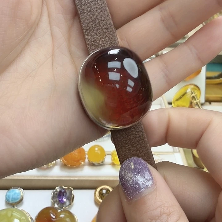 琥珀未镶嵌珠宝奇石