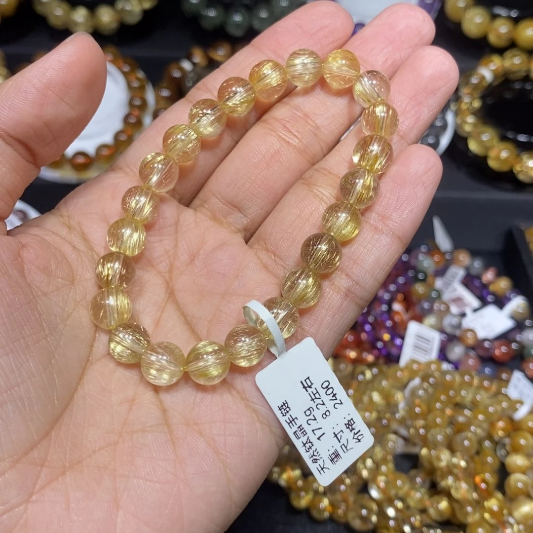 一***）水晶未镶嵌手链芊