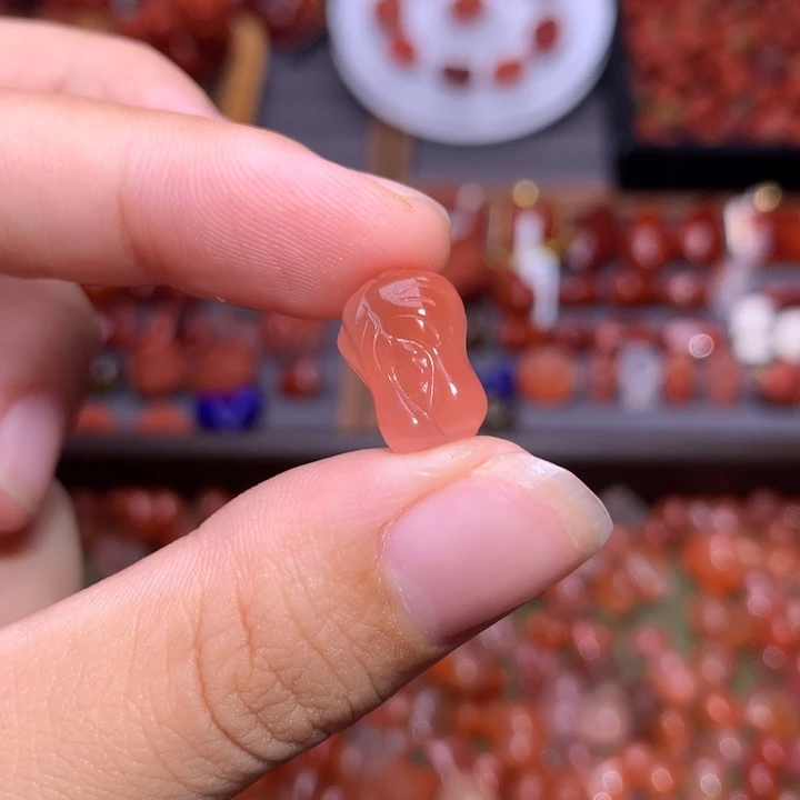 未镶嵌南红南红玛瑙白菜
