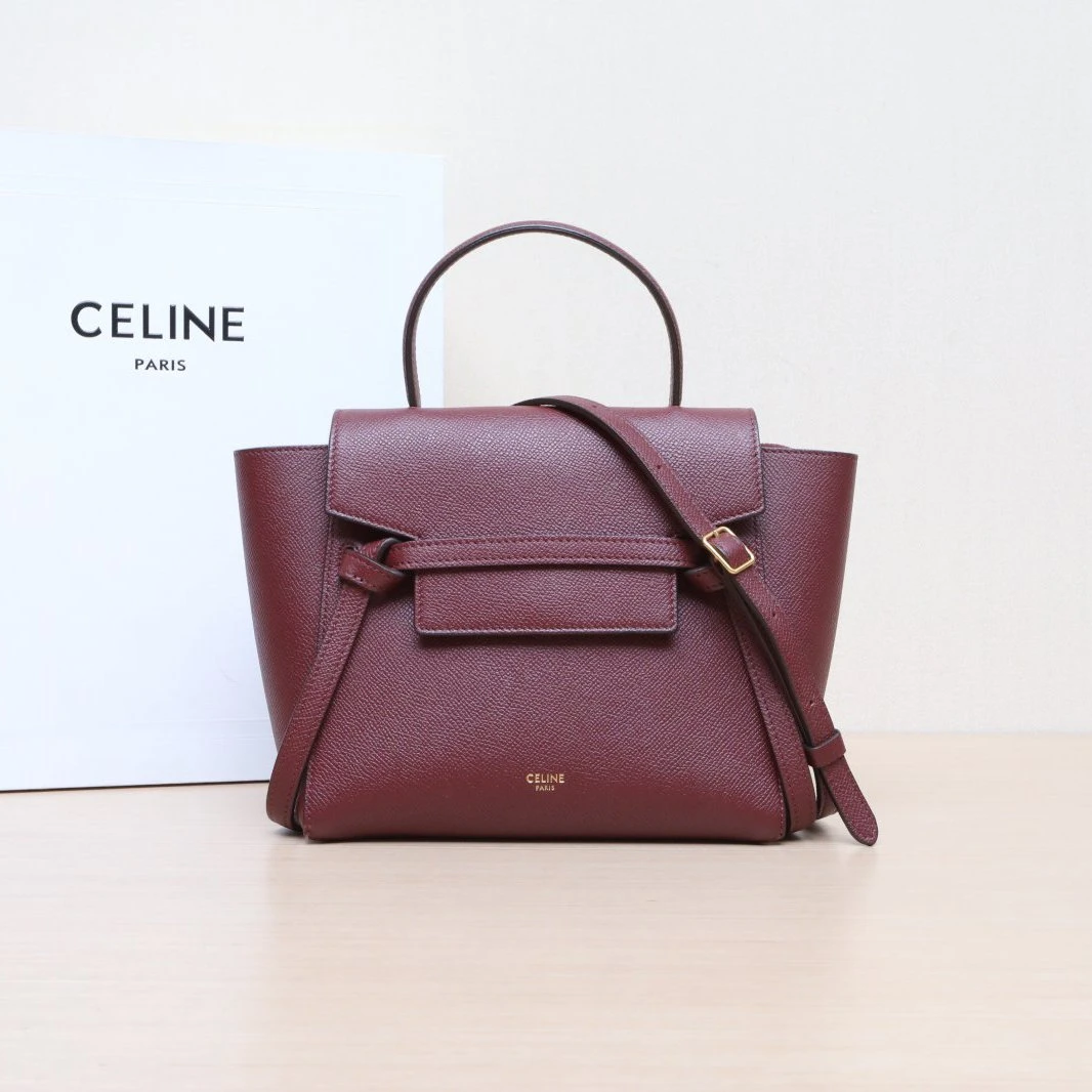 99新 Celine/思琳 【娇29】活动 Belt 鲶鱼包 Nano 20 红色 665141