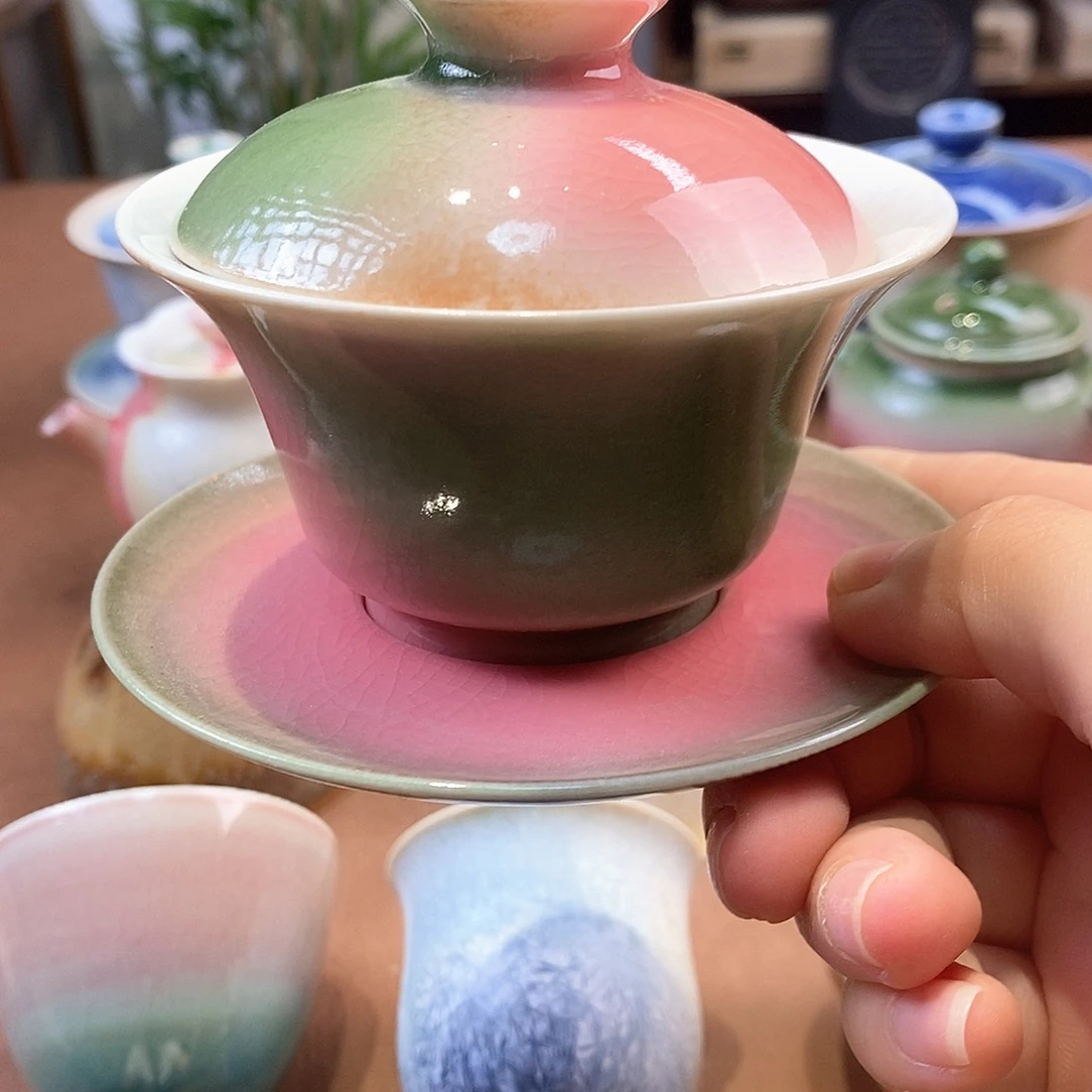 手工窑变茶器价格好香