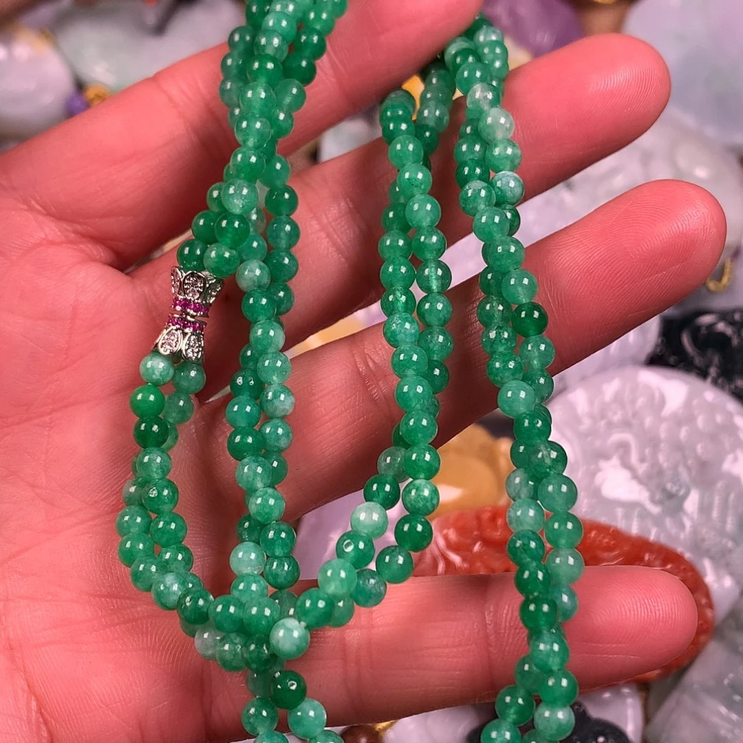 翡翠未镶嵌颈饰天然翡翠