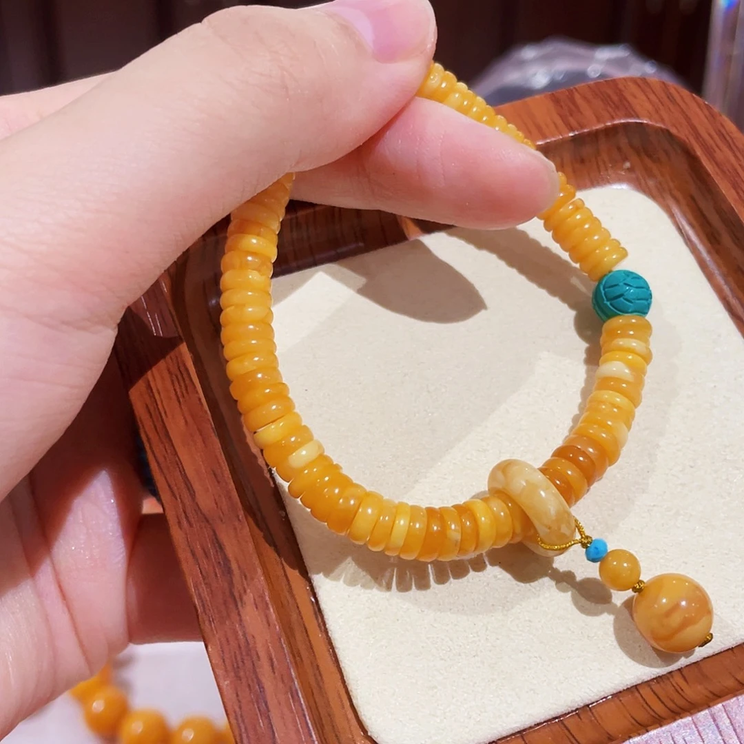 蜜蜡手链未镶嵌手串