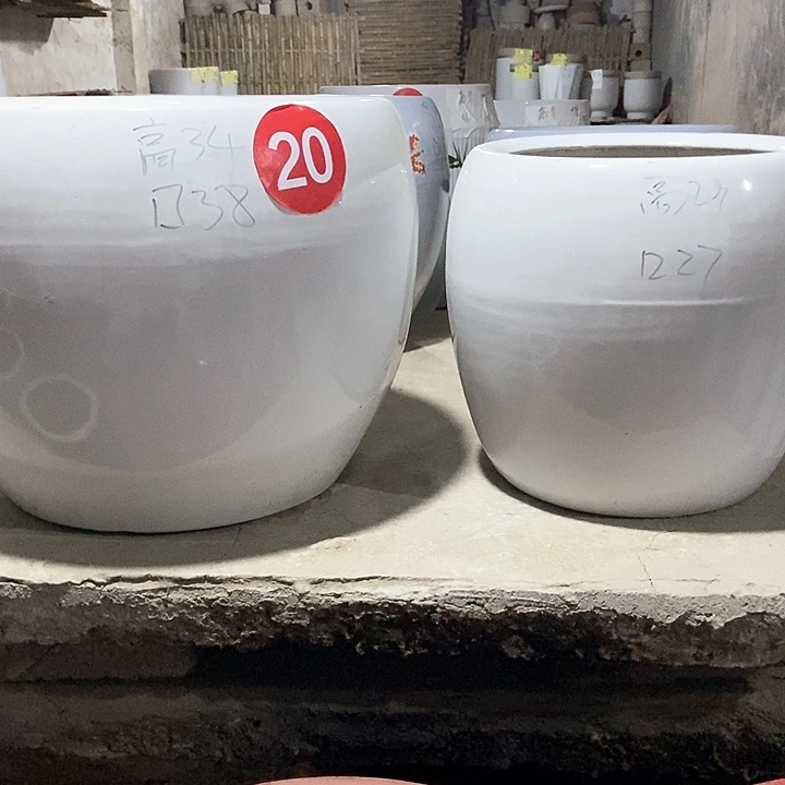 高温烧制白色一套