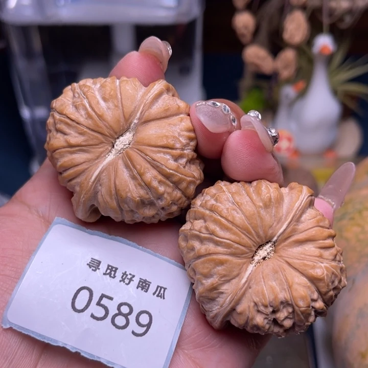 把件文玩核桃南瓜墩43-0589