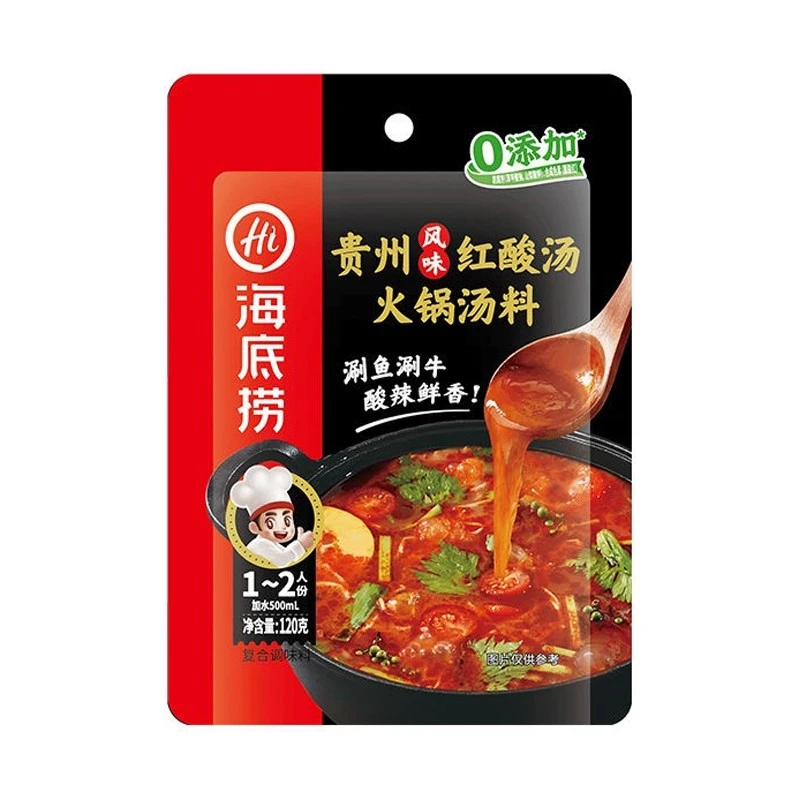 海底捞 贵州风味红酸汤火锅汤料120g