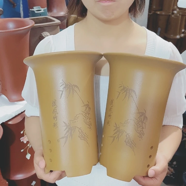 紫砂花盆宜兴紫砂精品花盆