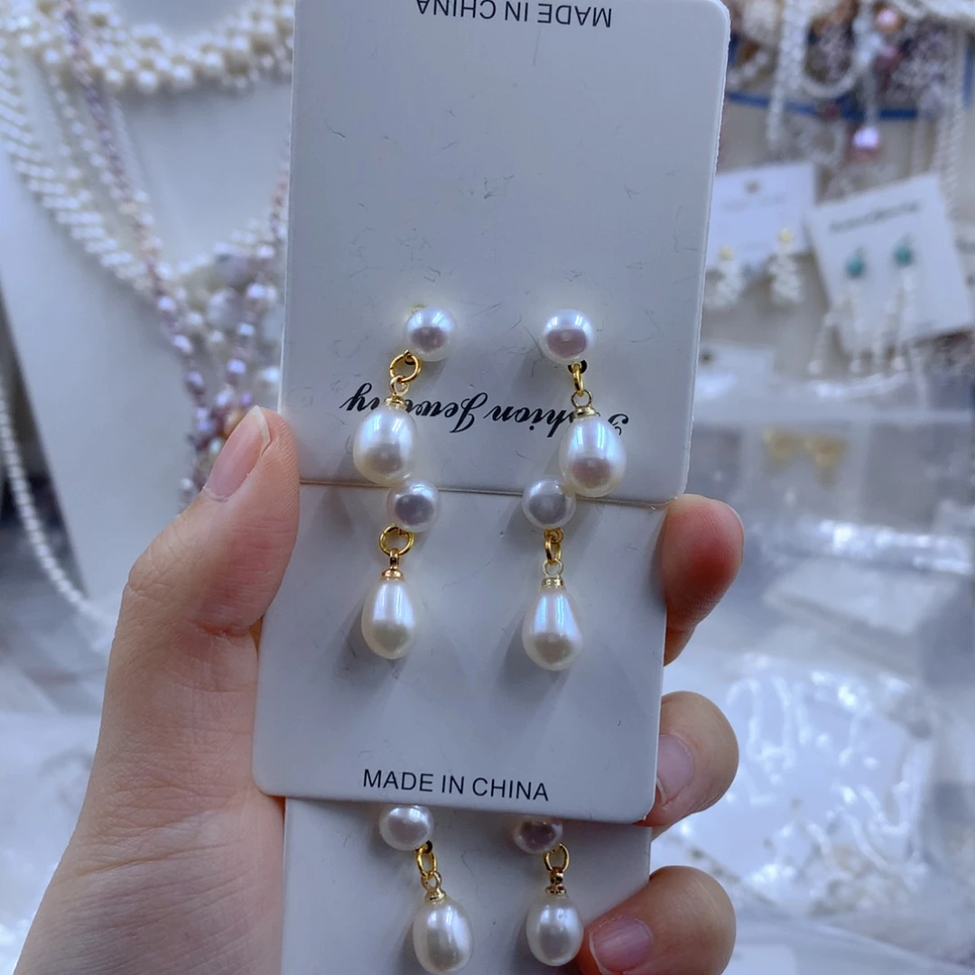 颈饰合金淡水珍珠