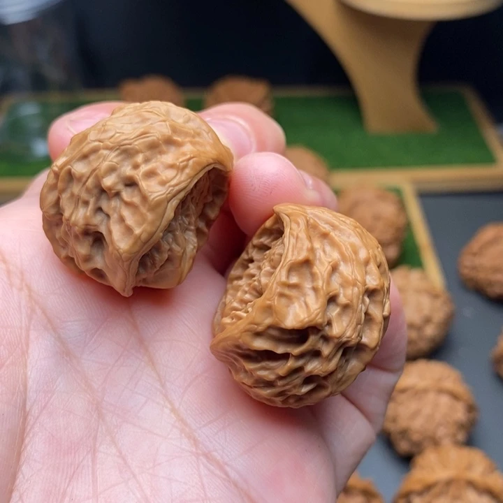 文玩核桃把件蛇头31
