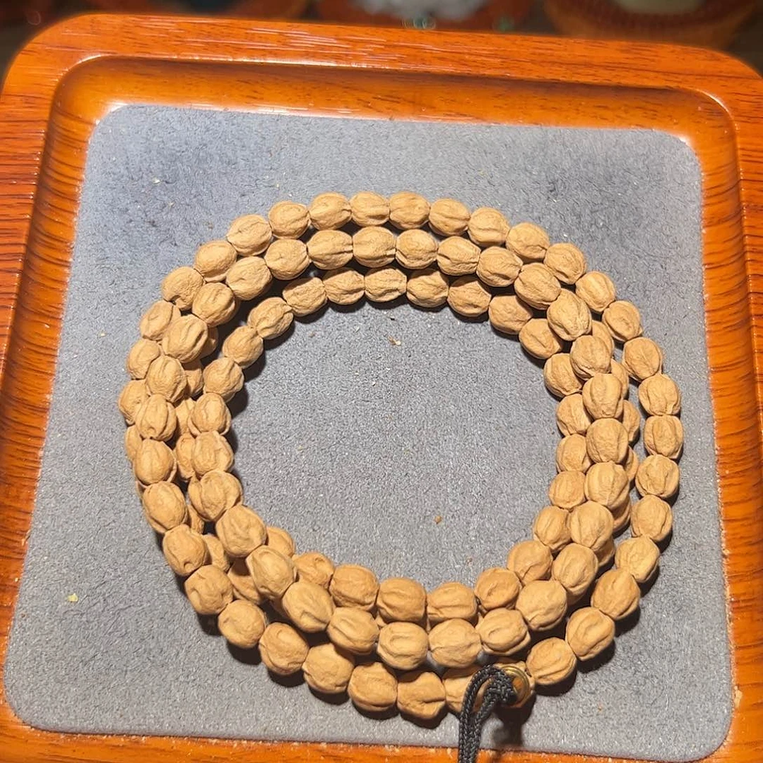 开***)柏香籽/百香籽吊坠粉油皮龙脊深坑6.5+