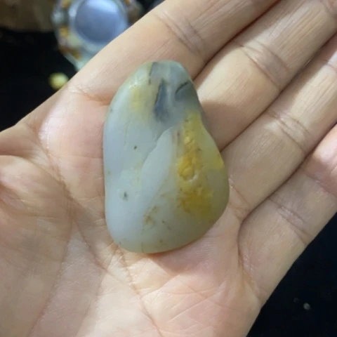 和田玉（糖玉）未镶嵌车挂