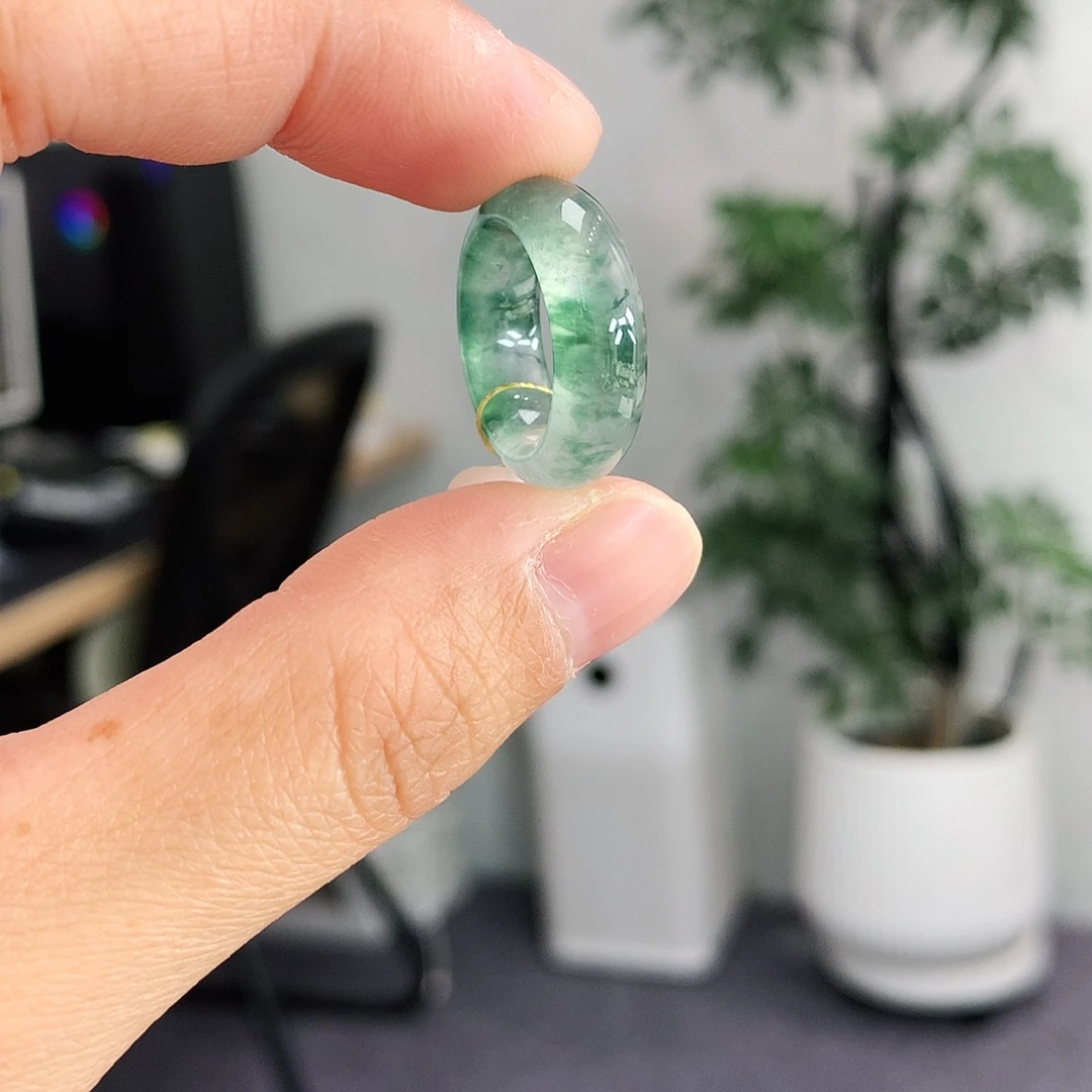 翡翠未镶嵌戒指5号