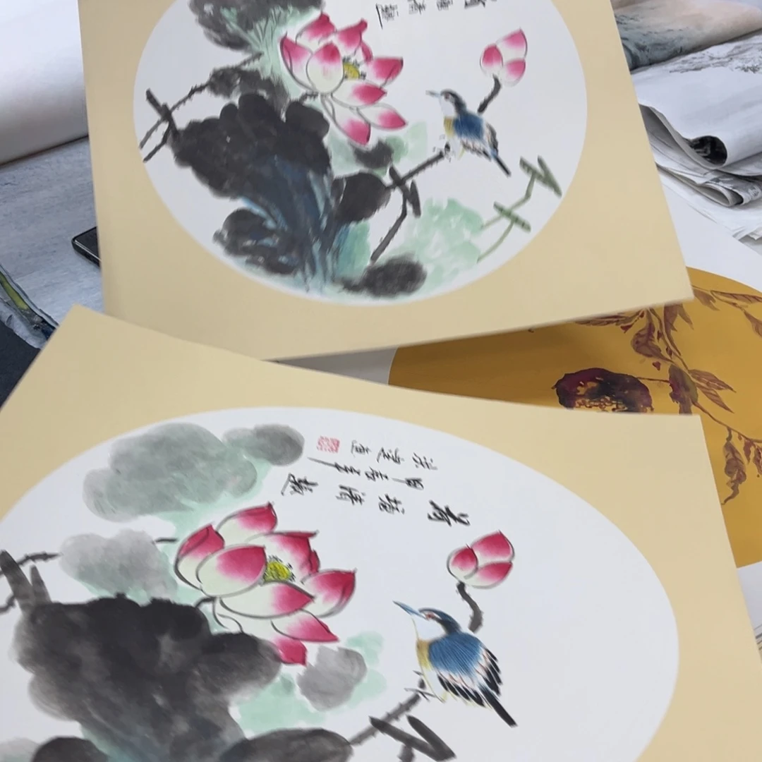 国画手绘画作品和绘画