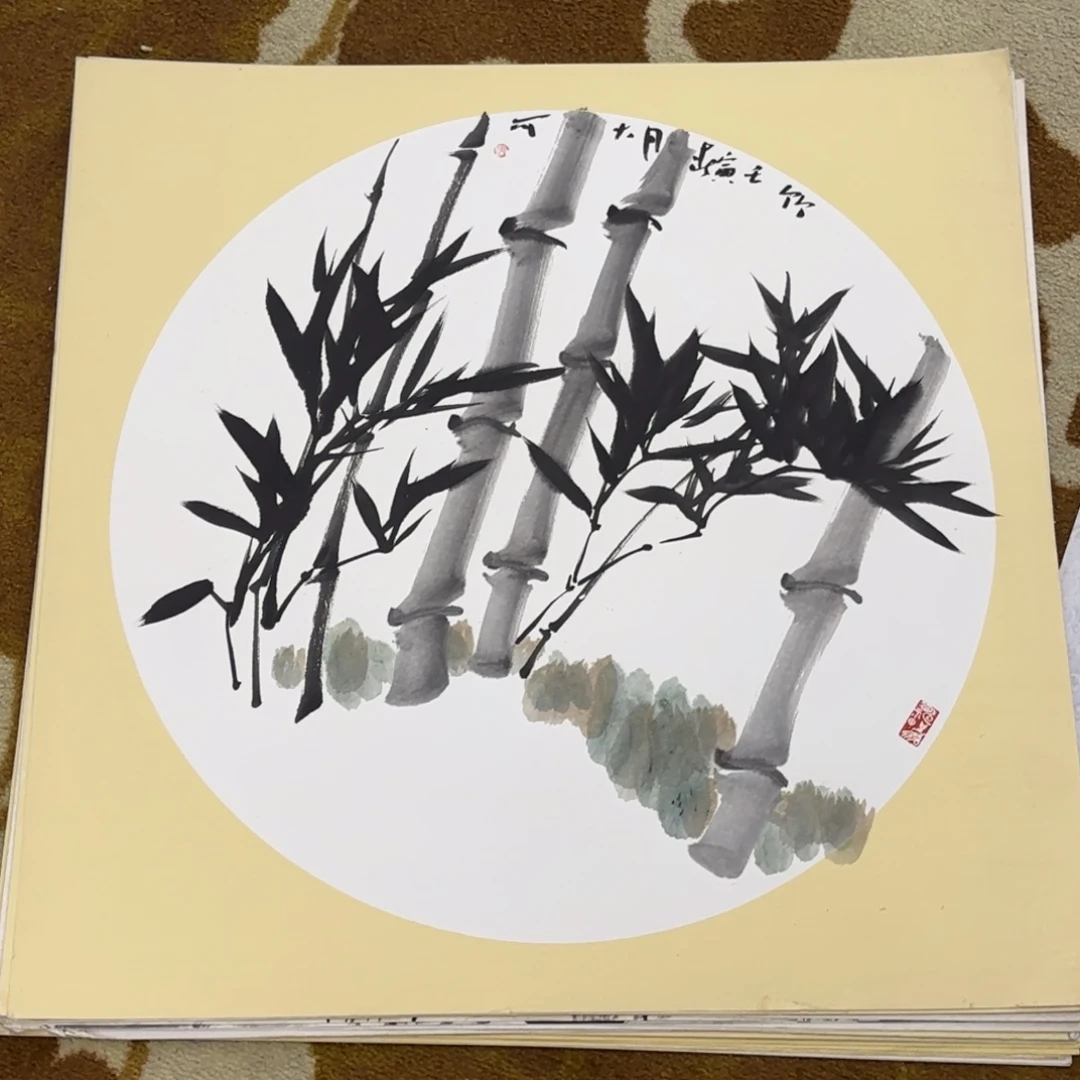 国画68-68卡纸作品艺