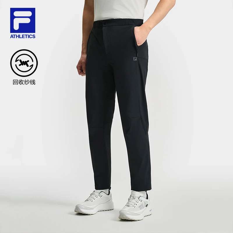 Fila/斐乐男士春夏季新款【户外运动】宽松梭织休闲长裤A11M527809F