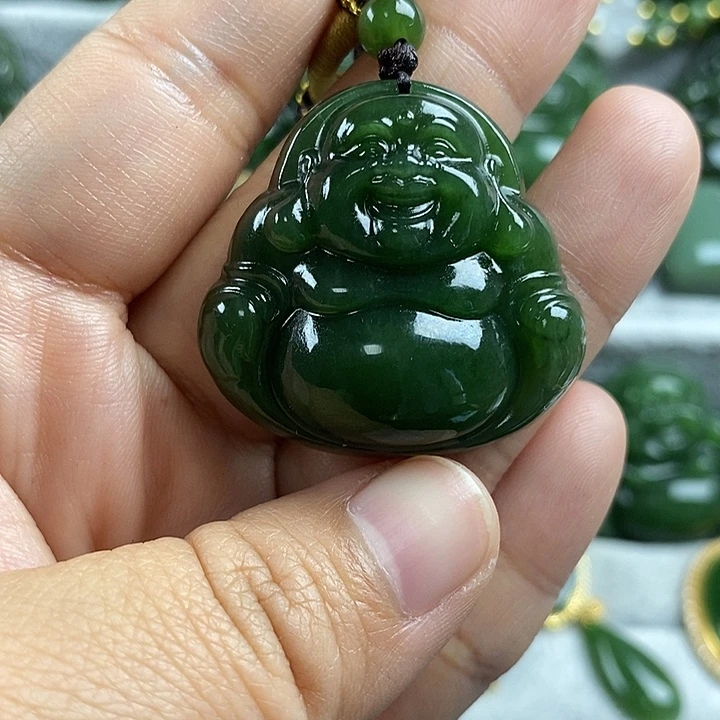 和田玉（碧玉）未镶嵌颈饰35