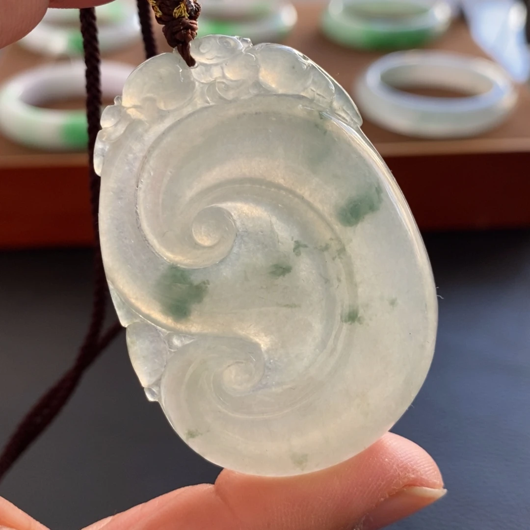 翡翠未镶嵌手镯天然翡翠吊坠