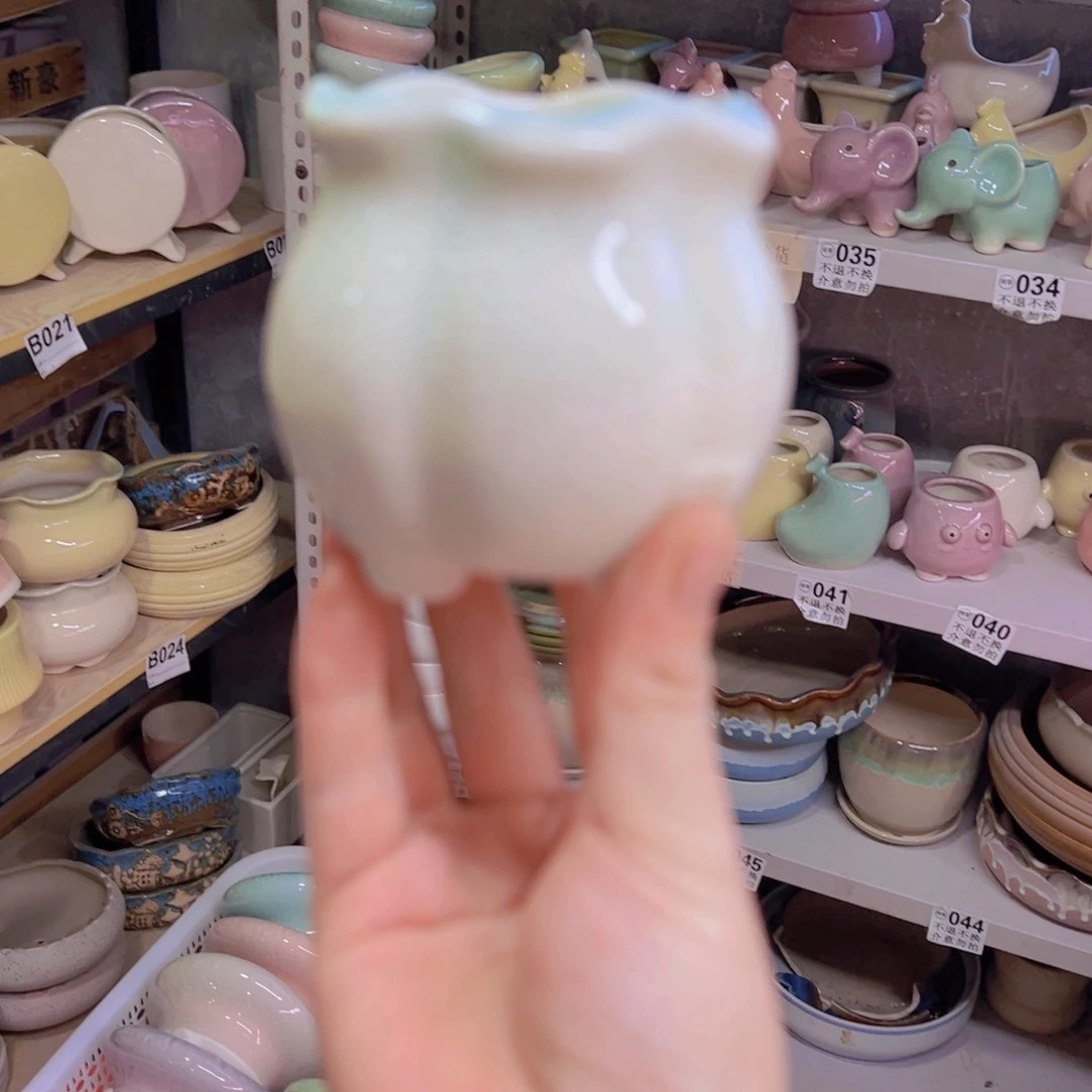 陶瓷花盆当场凑满12包邮