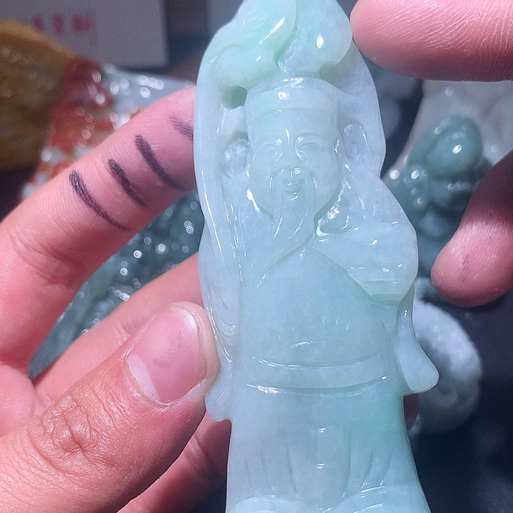 翡翠未镶嵌颈饰保真天然a货翡翠