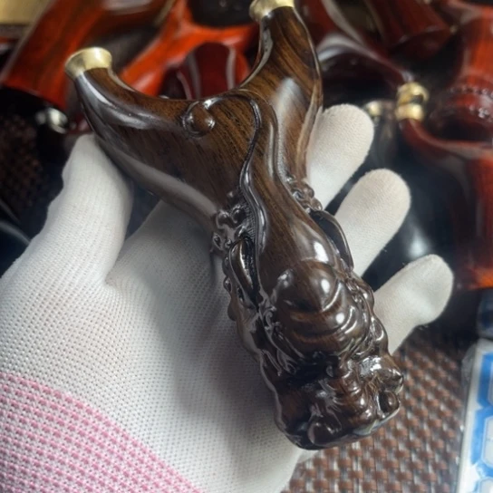 风车木（黑檀木）黑檀快压貔貅